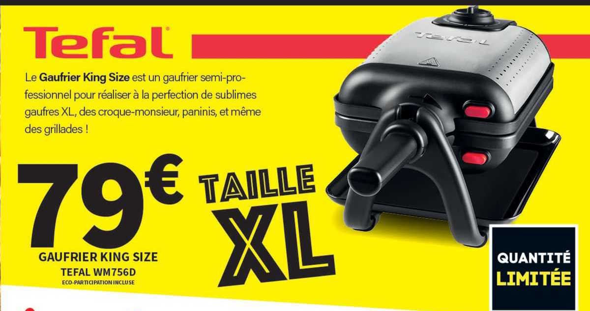 gaufrier king size tefal