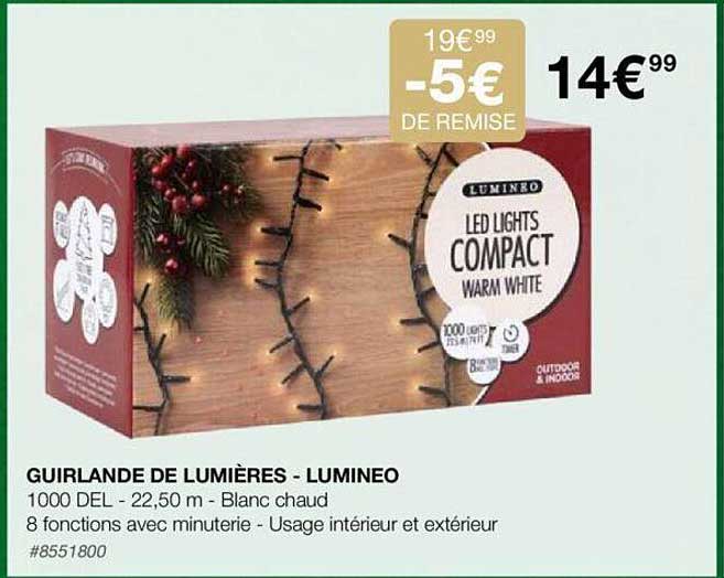 guirlande de lumières - lumineo