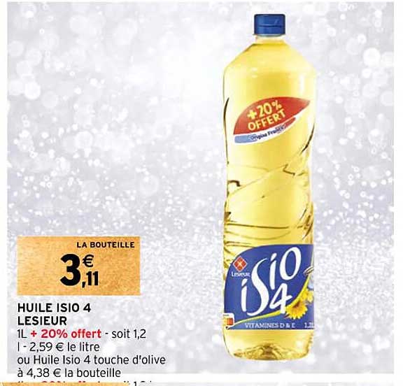 huile  isio 4 lesieur