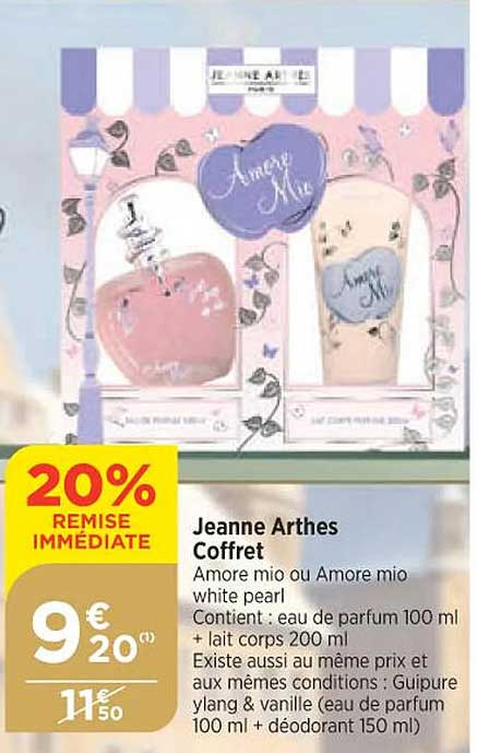 jeanne arthes coffret