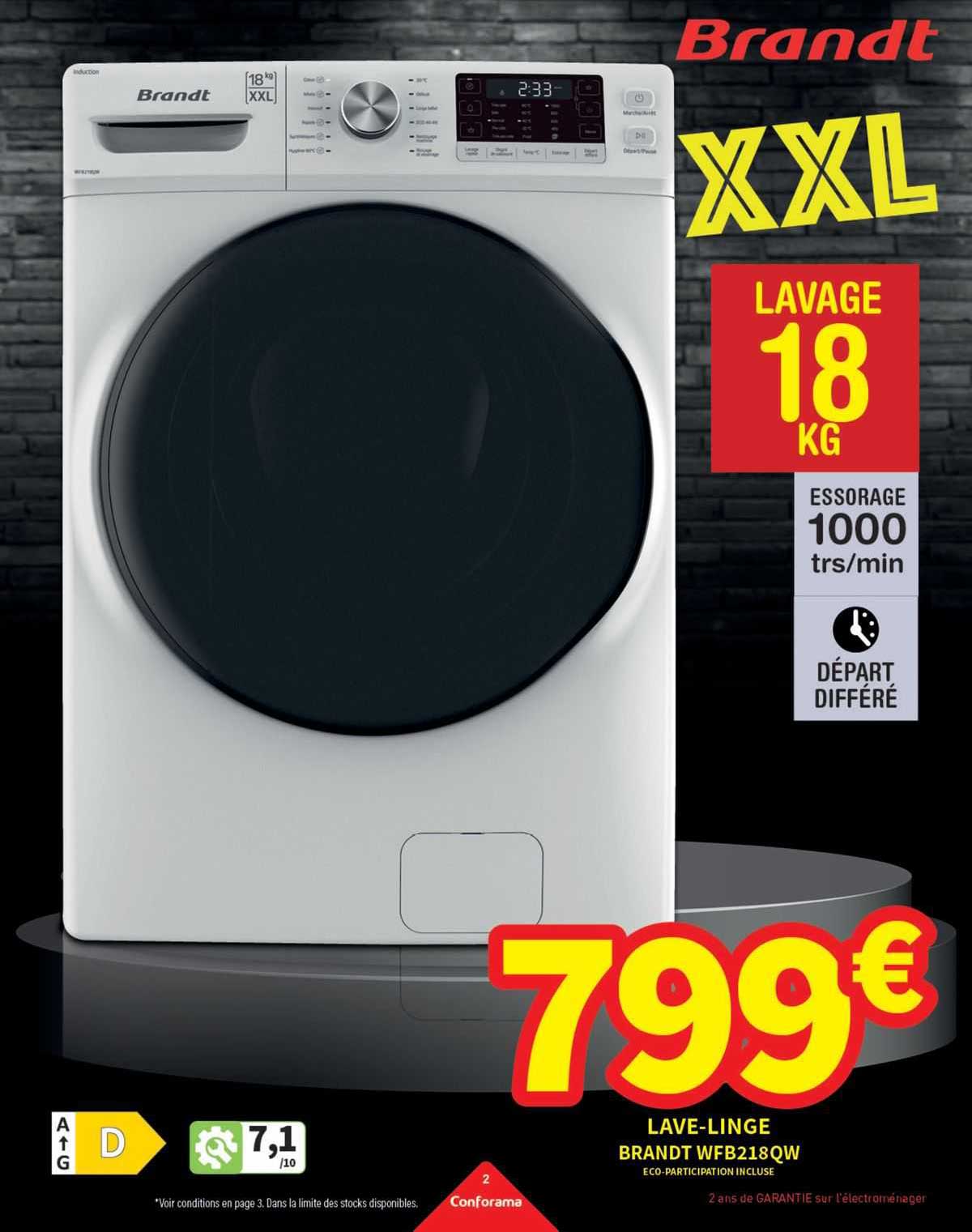 lave-linge brandt