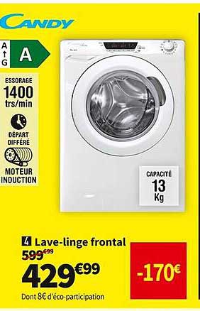 lave-linge frontal candy