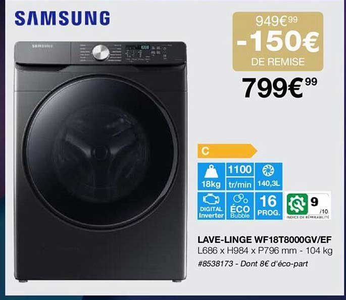 lave-linge samsung