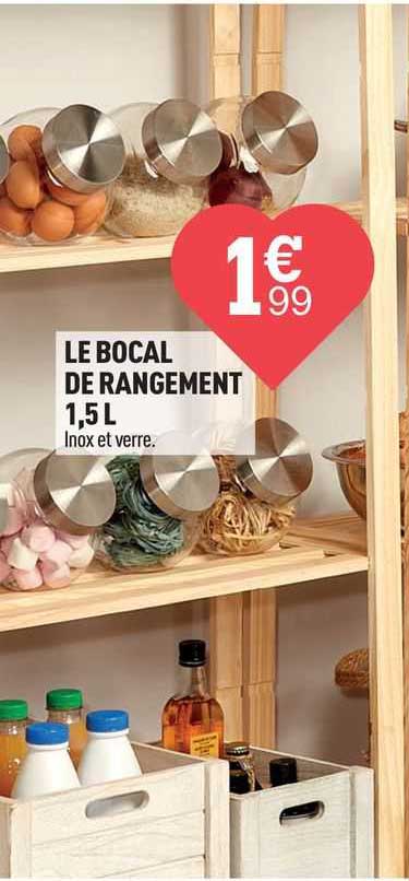 Le Bocal De Rangement 1,5 L