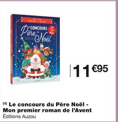 le concours du père noël - mon premier roman de l'avent