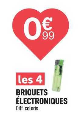 Les 4 Briquets électroniques