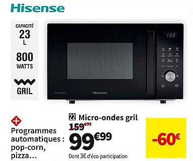 Micro-ondes Gril Hisense