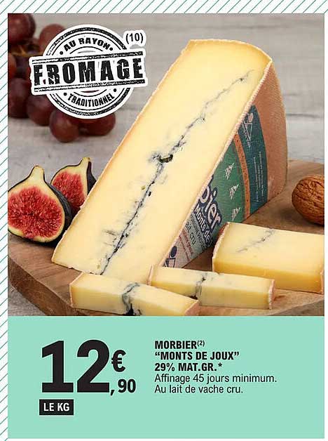 morbier "monts de joux" 29% mat.gr.