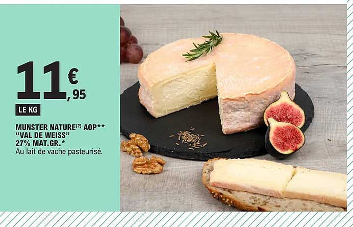 munster nature aop "val de weiss" 27% mat.gr.