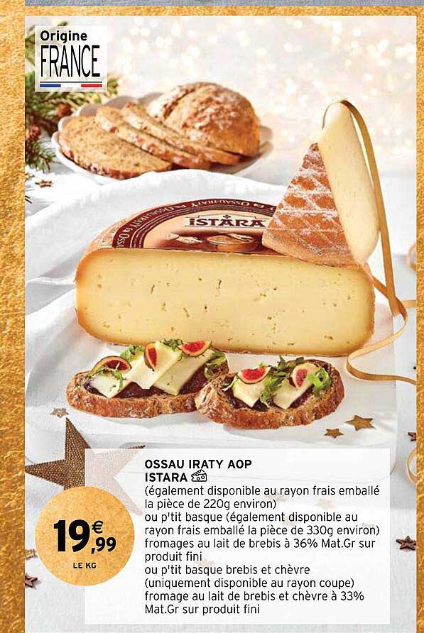 ossau iraty aop istara