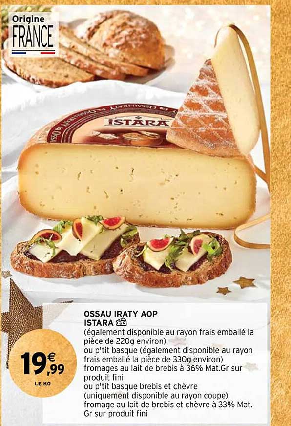 ossau iraty aop istara