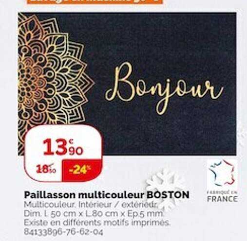 paillasson multicouleur boston
