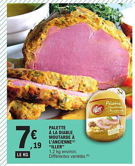 Palette à La Diable Moutarde à L'ancienne "iller"