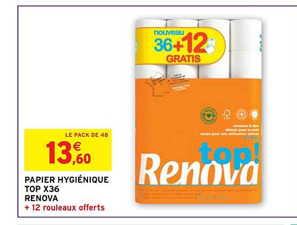 papier hygiénique top x36 renova