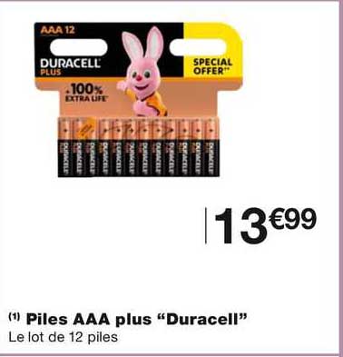 Piles Aaa Plus "duracell"