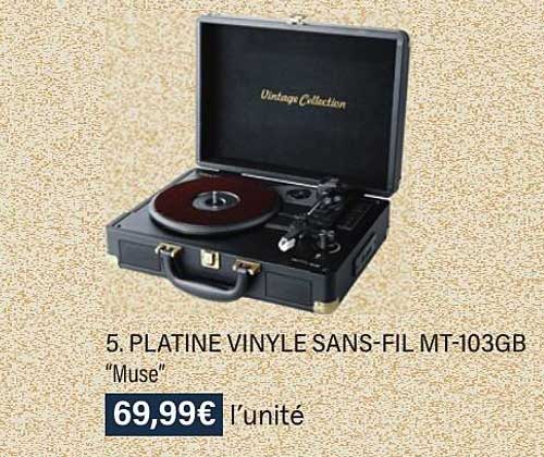 platine vinyle sans-fil mt-103gb
