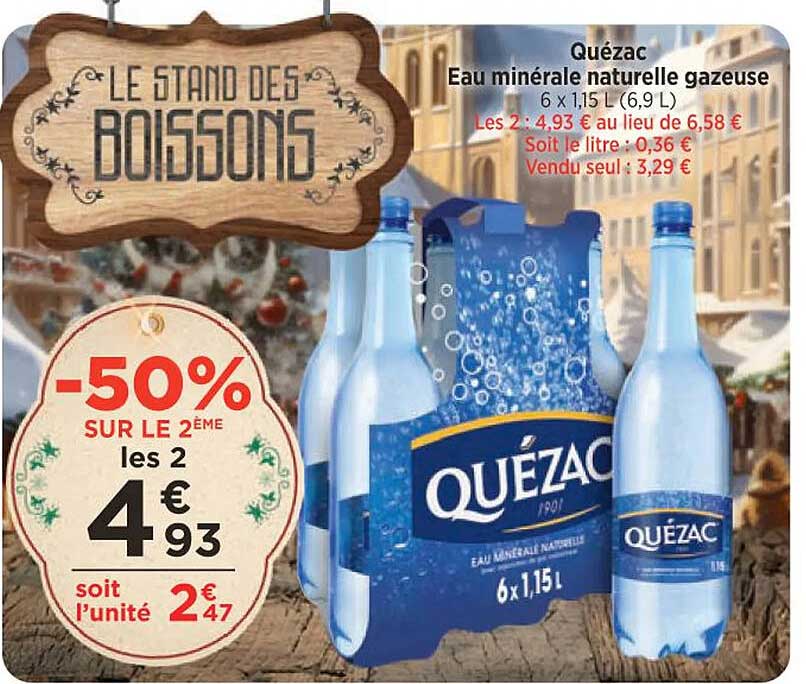 Quézac Eau Minérale Naturelle Gazeuse