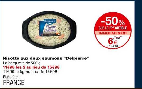 Risotto Aux Deux Saumons "delpierre"