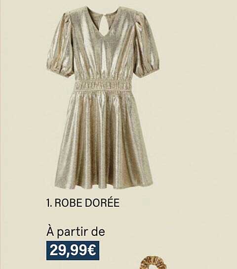 robe dorée
