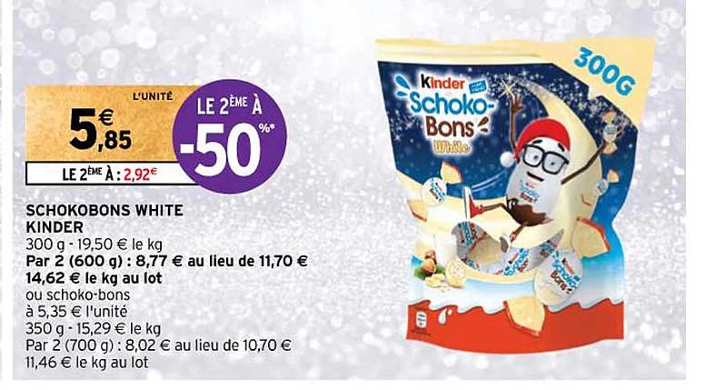 Schokobons White  Kinder