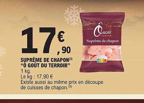 suprême de chapon "ô goût du terroir"