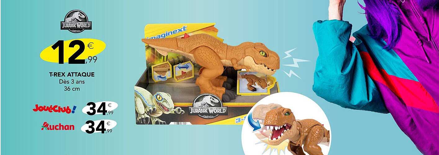 t-rex attaque jurassic world