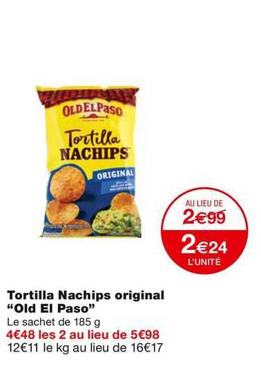 Tortilla Nachips Original "old El Paso"
