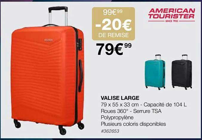 valise large american tourister