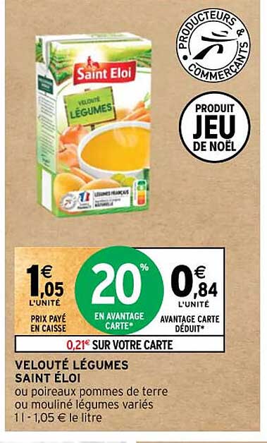 Velouté Légumes  Saint éloi
