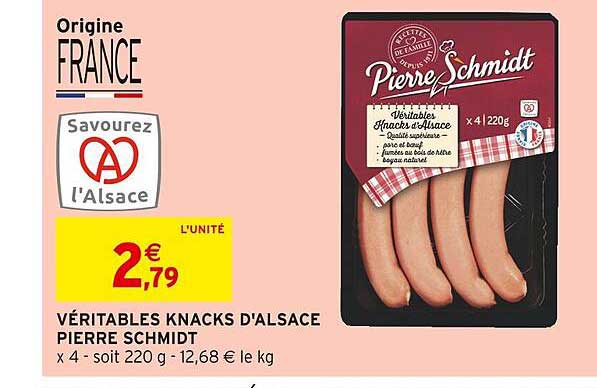 véritables knacks d'alsace pierre schmidt