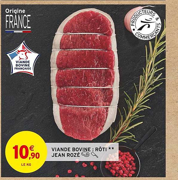 viande bovine : rôti jean rozé