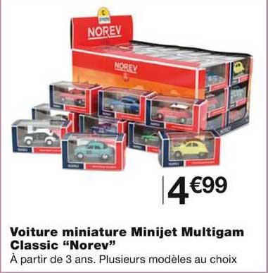 voiture miniature minijet multigam classic "norev"