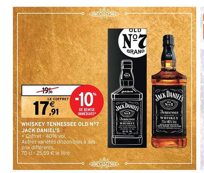 whiskey tennessee old n°7 jack daniel's