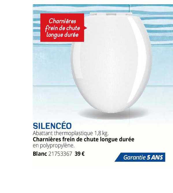 Abattant Thermoplastique Silencéo