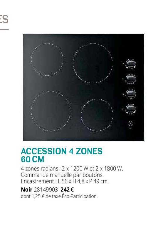 accession 4 zones 60 cm