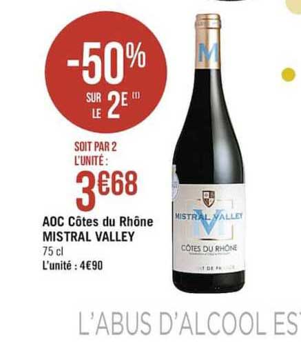 aoc côtes du rhône mistral valley