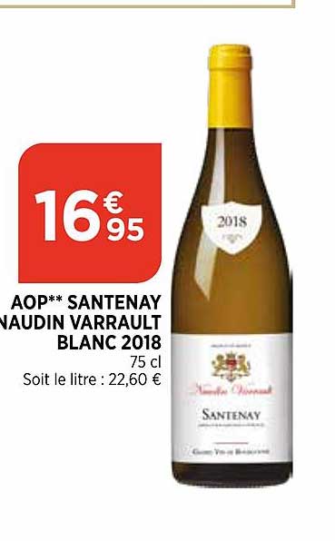 aop santenay naudin varrault blanc 2018