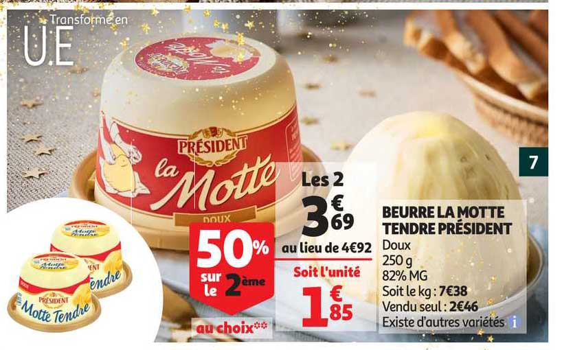 beurre la motte tendre président