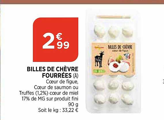 Billes De Chèvre Fourrées