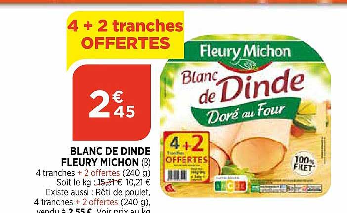 Blanc De Dinde Fleury Michon