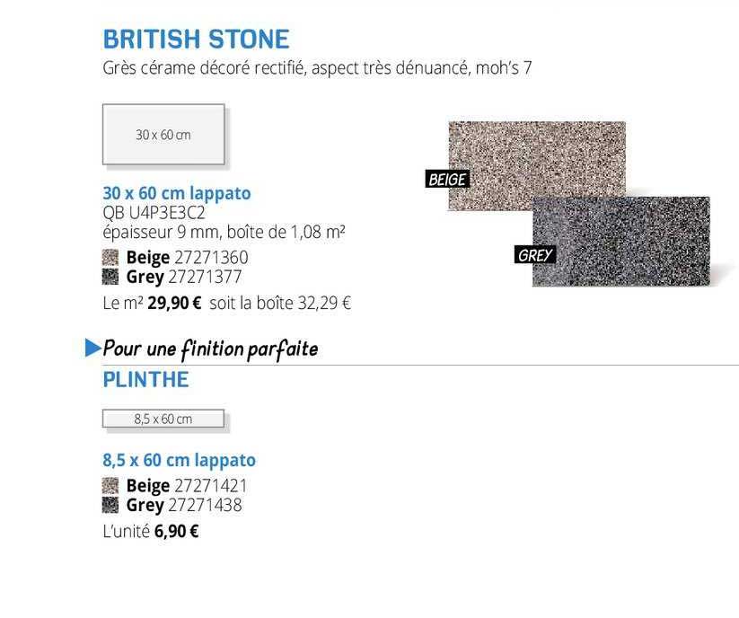 british stone , plinthe