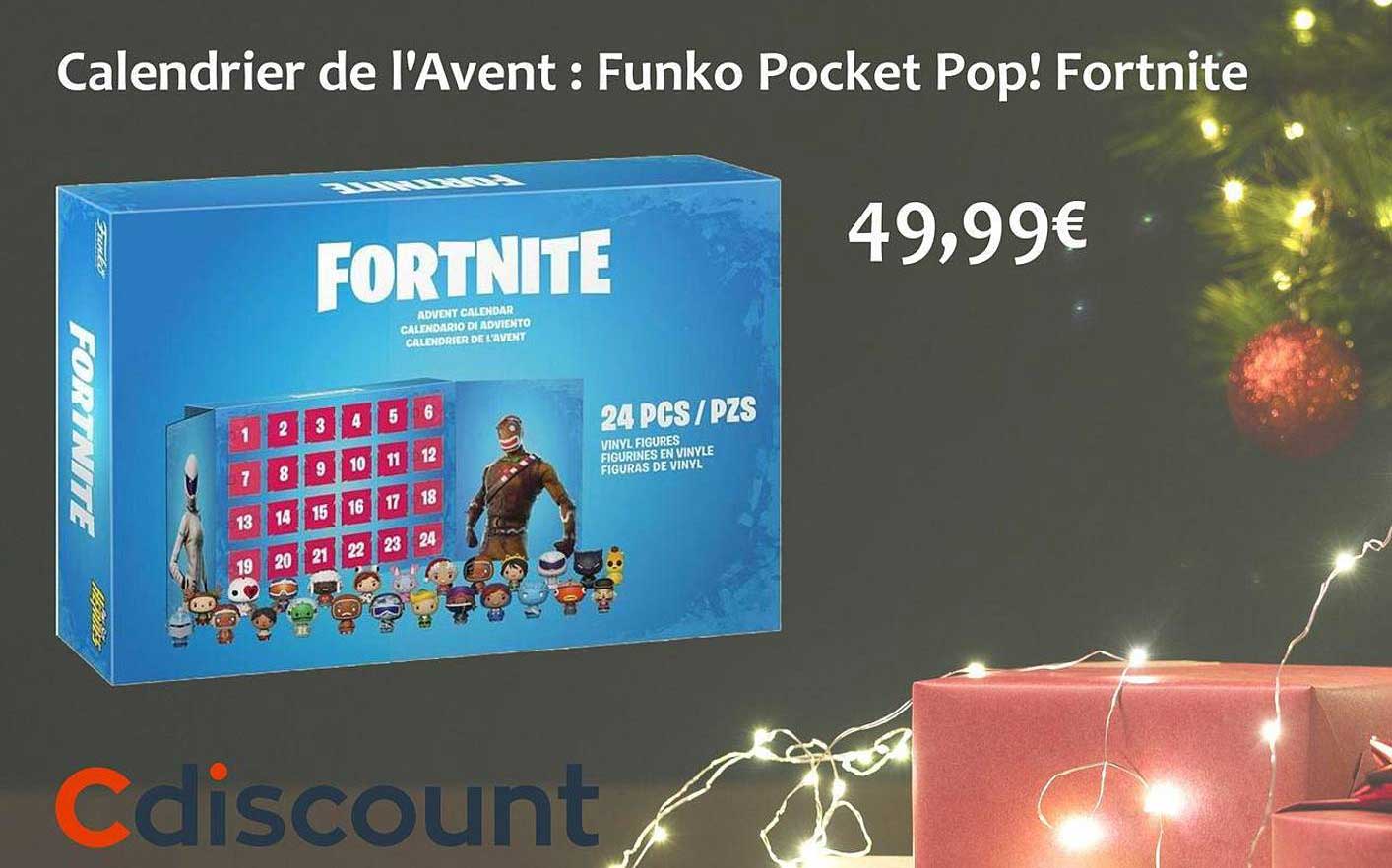 calendrier de l'avent funko pocket pop! fornite