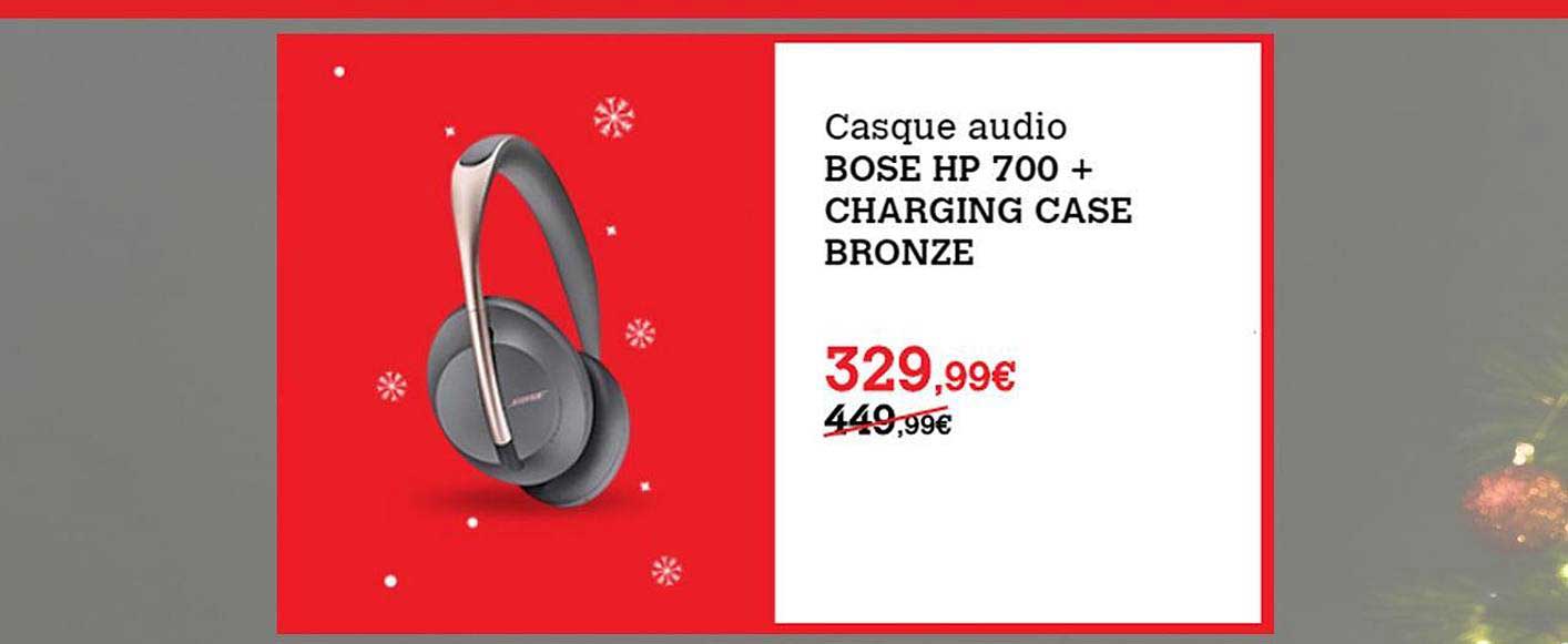 casque audio bose hp 700 + charging case broze