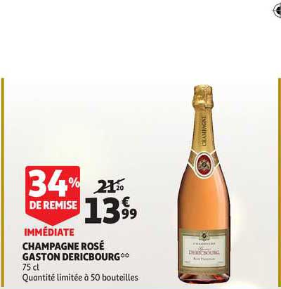 champagne rosé gaston dericbourg