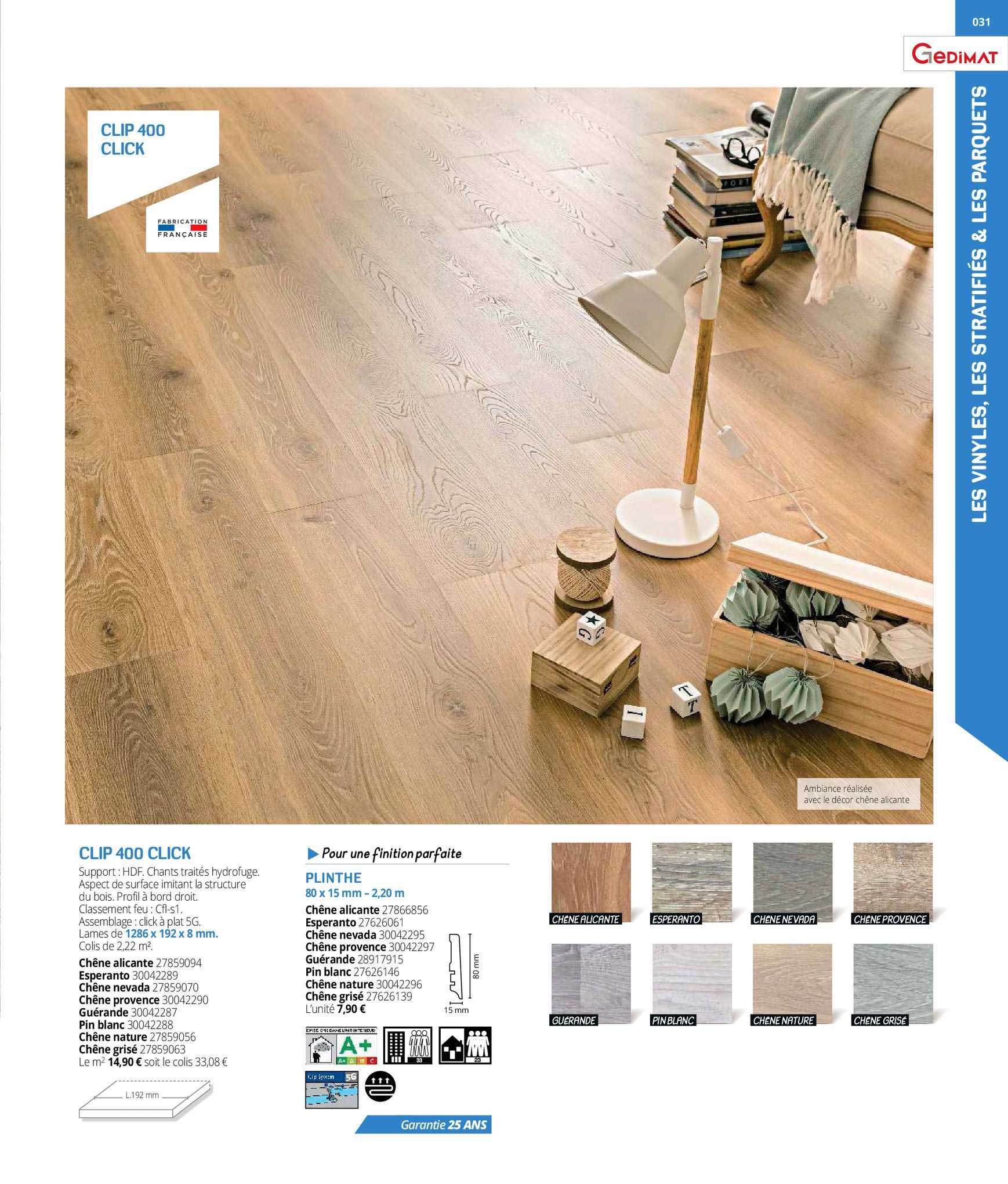 clip 400 click , plinthe