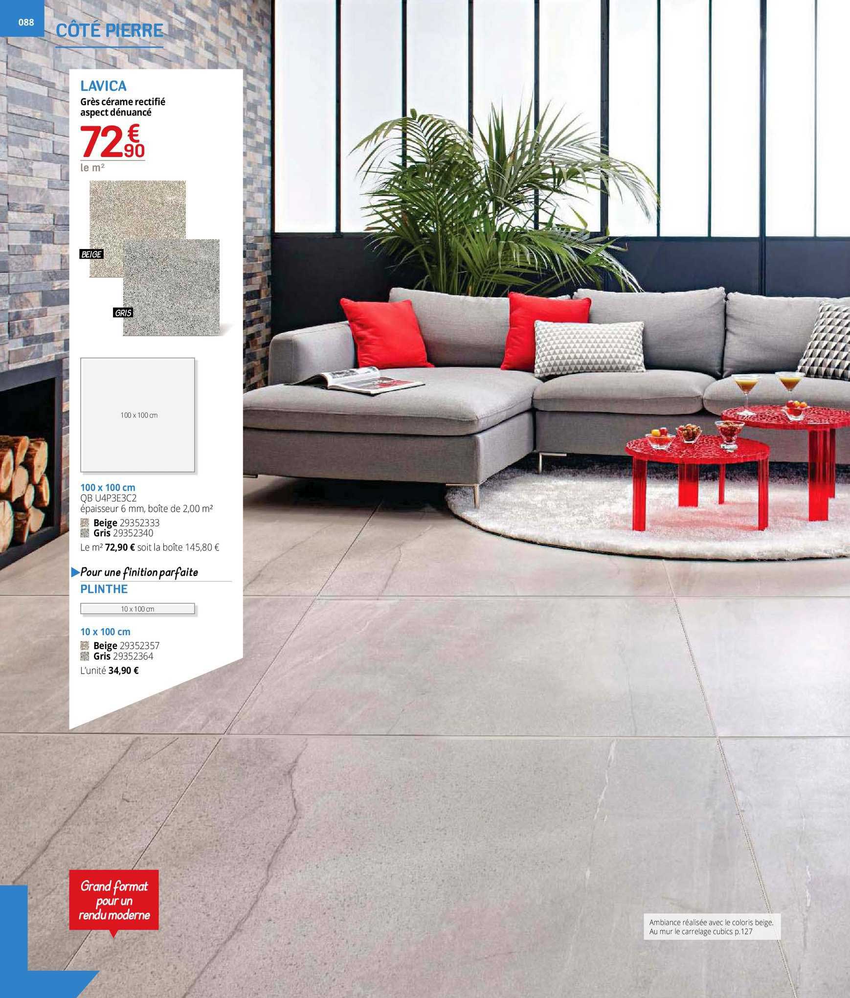 côté lavica , plinthe