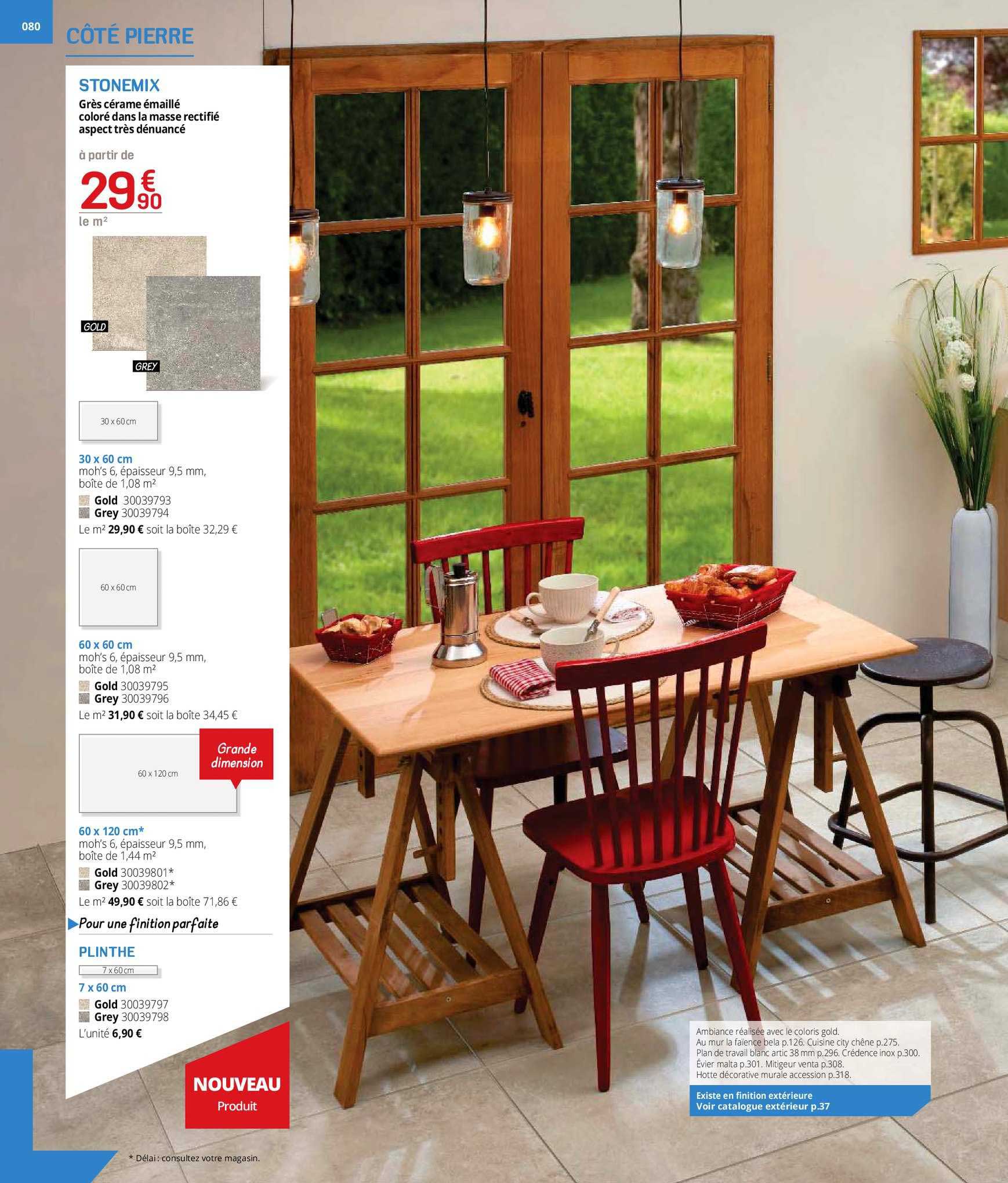 côté pierre : stonemix , plinthe