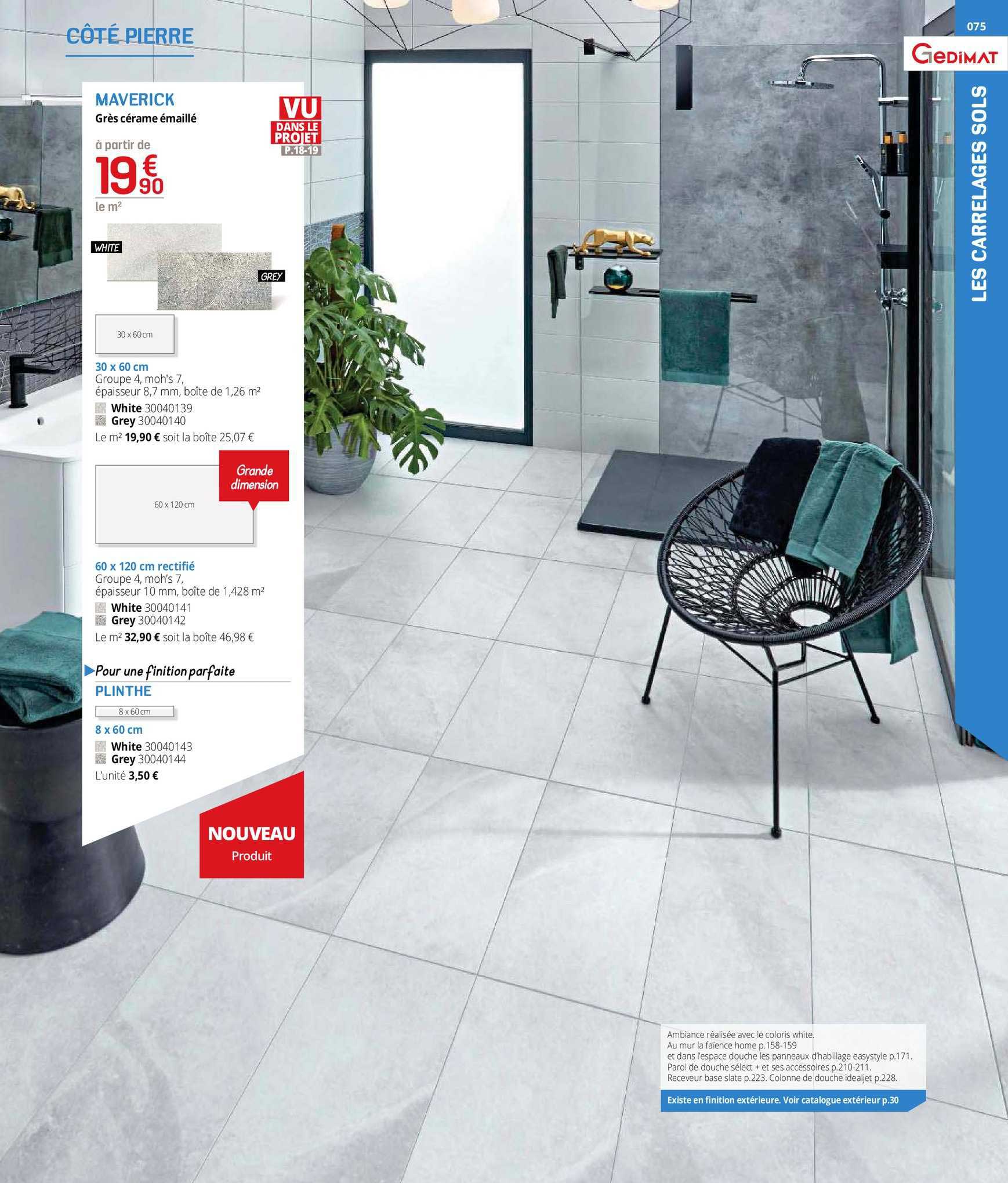 côté pierre maverick  , plinthe