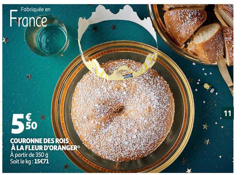 couronne des rois à la fleur d'oranger