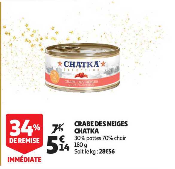 crabe des neiges chatka